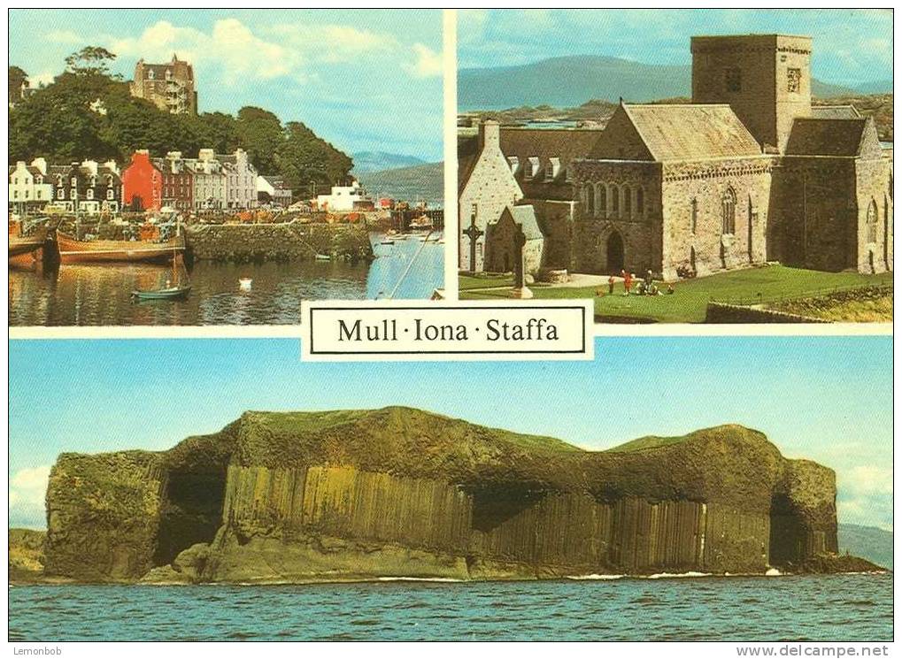 Britain United Kingdom Mull, Iona & Staffa Postcard [P1065] - Argyllshire