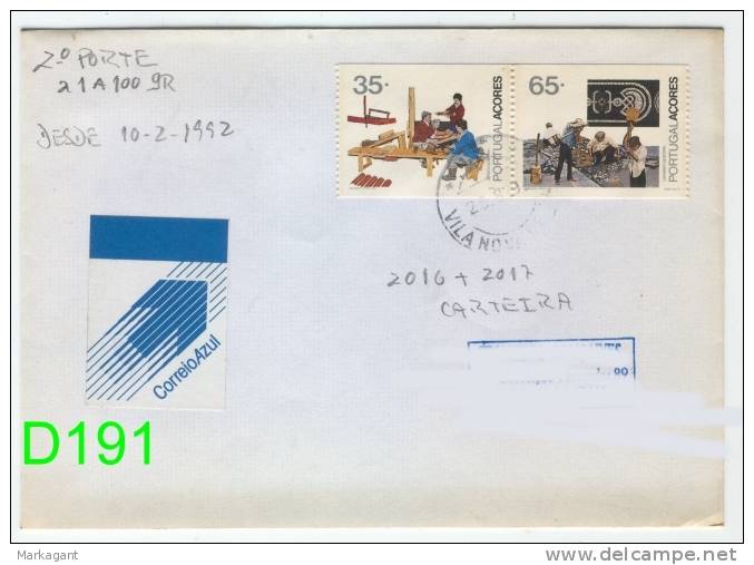 PORTUGAL #2016+2017 - Used 28.08.92 - Caixa # 8 - Brieven En Documenten