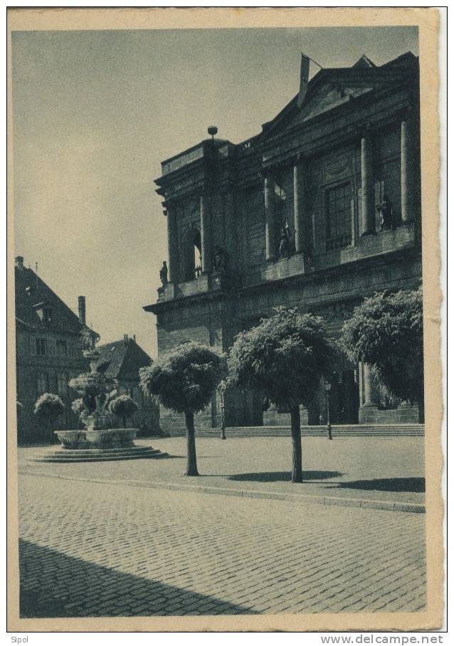 Gebweiler - Bismarkplatz Guebwiller Place Bismark ( Carte Datant De La Guerre - 1944 époque Allemande ) Circulé - Guebwiller