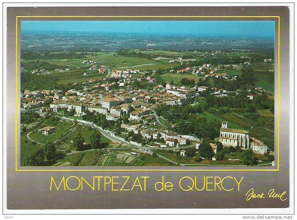 - 82 - MONTPEZAT-DE-QUERCY. -  Vue Aérienne. - Cp - - Montpezat De Quercy