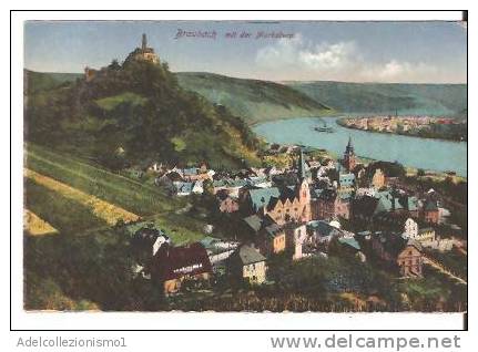 36538)cartolina Illustratoria Braubach - Panorama - Braubach