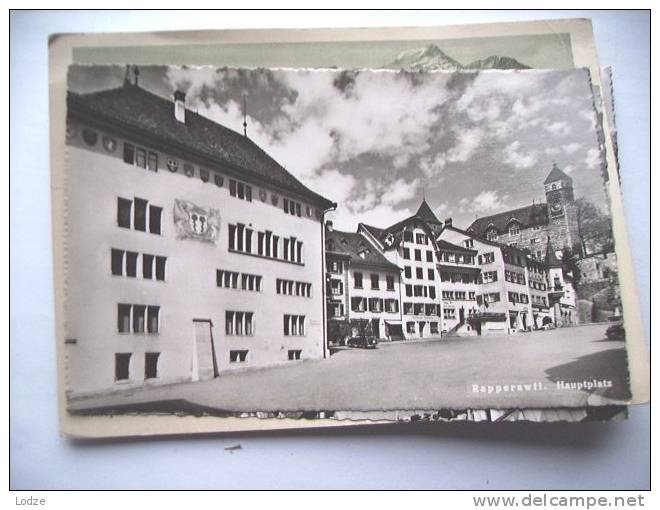 Zwitserland Suisse Schweiz Rapperswil Hauptplatz - Rapperswil-Jona