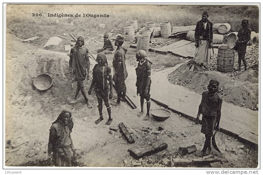 Carte Postale Ancienne Ouganda - Indigènes - Oeganda