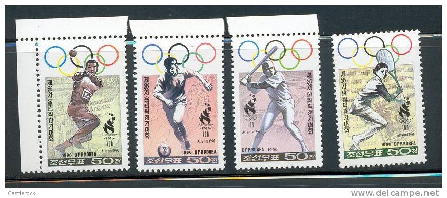 N)1996, KOREA, OLYMPIC GAMES, MNH, SHEET OF 4 - Sommer 1996: Atlanta