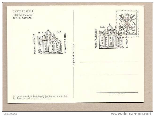 Vaticano - Cartoline Postali FDC In Contenitore: Fontane E Vedute  - C18 - Oblitérés