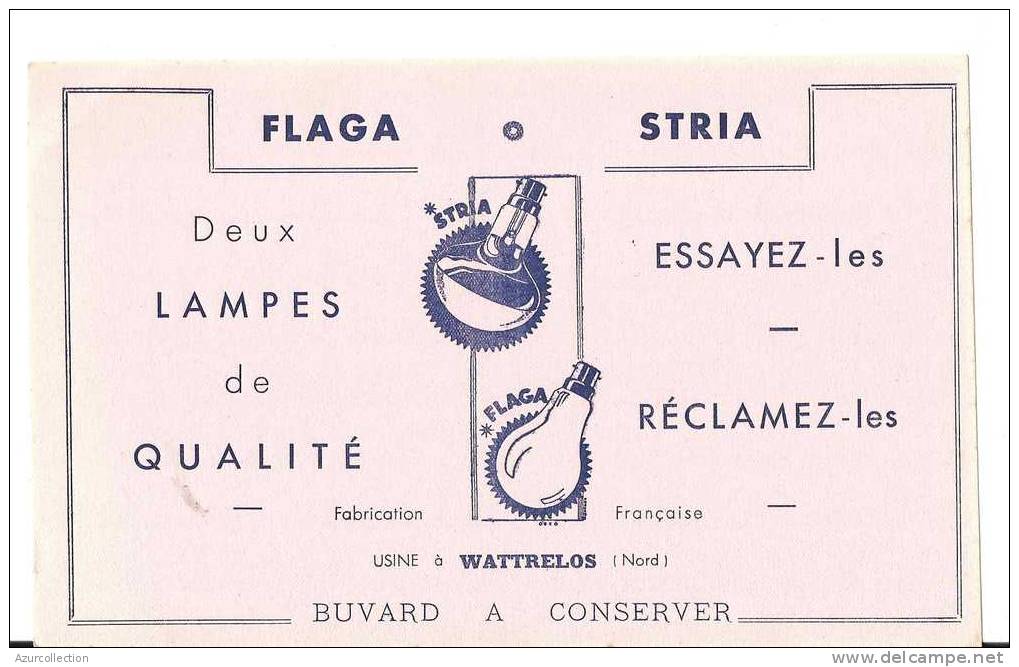 LAMPES FLAGA STRIA . WATRELOS . 59 - Elektrizität & Gas