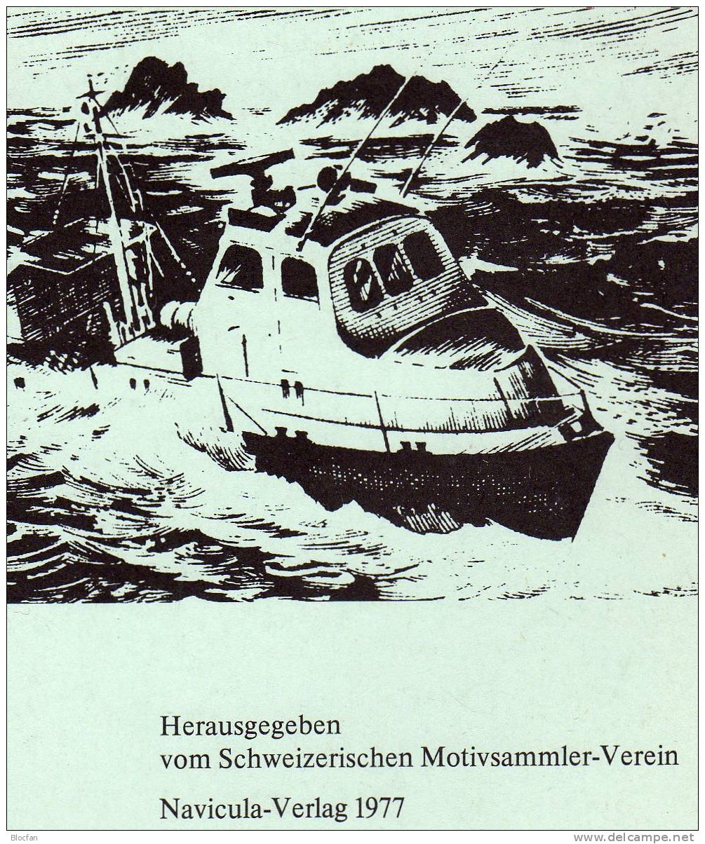 Marine-Malerei Auf Briefmarken1977 Antiquarisch 10€ Schiffs-Porträts - Sonstige & Ohne Zuordnung