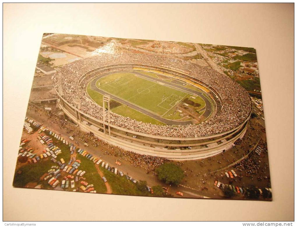 Stadium Stade Stadio Stadion Estadio Sao Paulo Brasile Vista Aerea Durante Incontro Calcio - Stadien