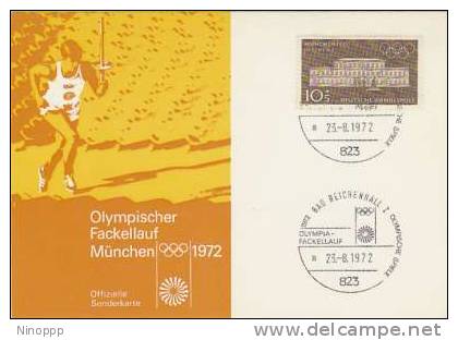 Germany- 1972 Munich Olympics Souvenir Card - Winter 1972: Sapporo