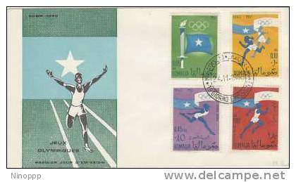 Somalia-1960 Rome Olympic Games FDC - Estate 1960: Roma