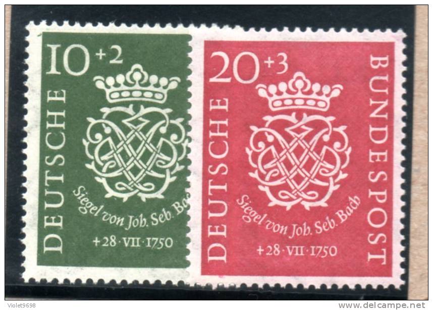 Allemagne Fédérale : TP N° 7/8 ** - Unused Stamps