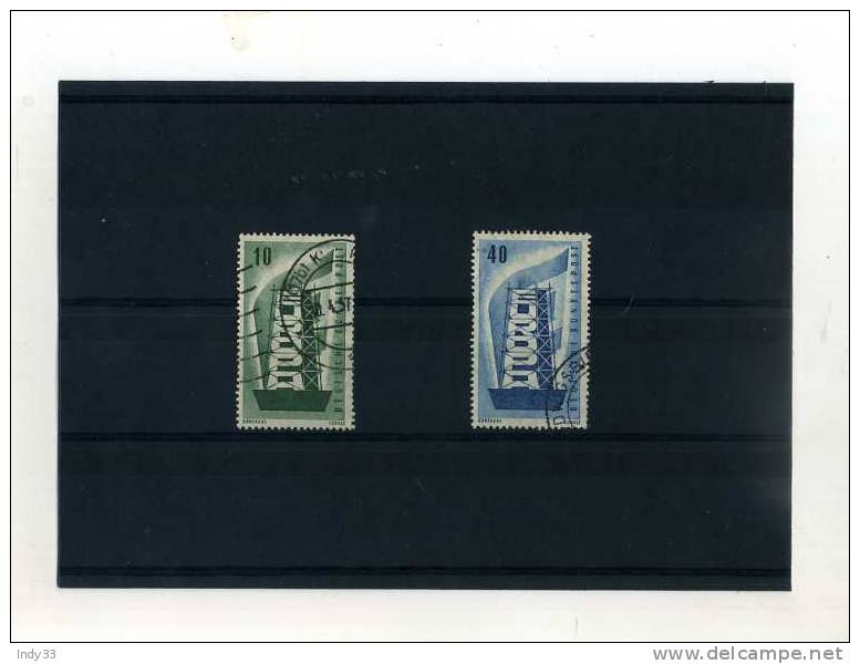 - ALLEMAGNE R.F.A. . TIMBRES EUROPA 1956 - 1956