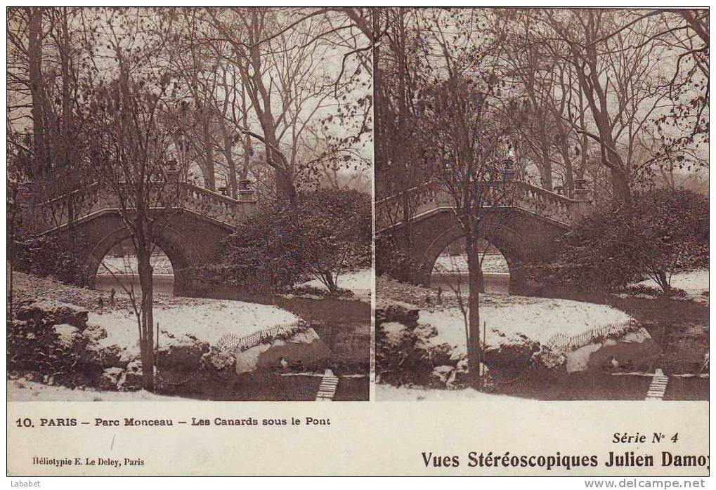 Carte     Stereoscopique   Paris - Stereoscope Cards