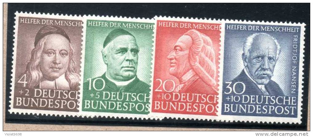 Allemagne Fédérale : TP N° 59/62 ** - Unused Stamps