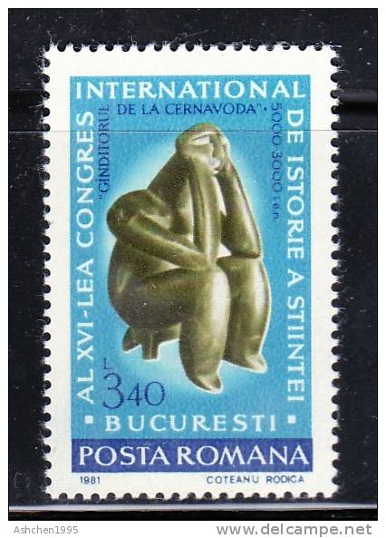 Romania Rumanien 1981, Mi 3816, 16th Science History Congress --- MNH ** - Nuovi