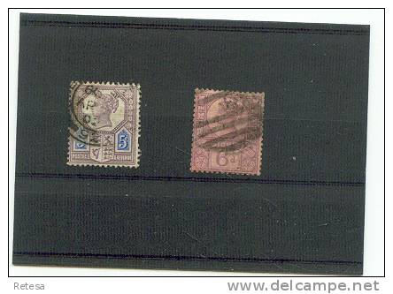 GREAT BRITAIN 99/100  VICTORIA  1887/1900 GESTEMPELD - Used Stamps