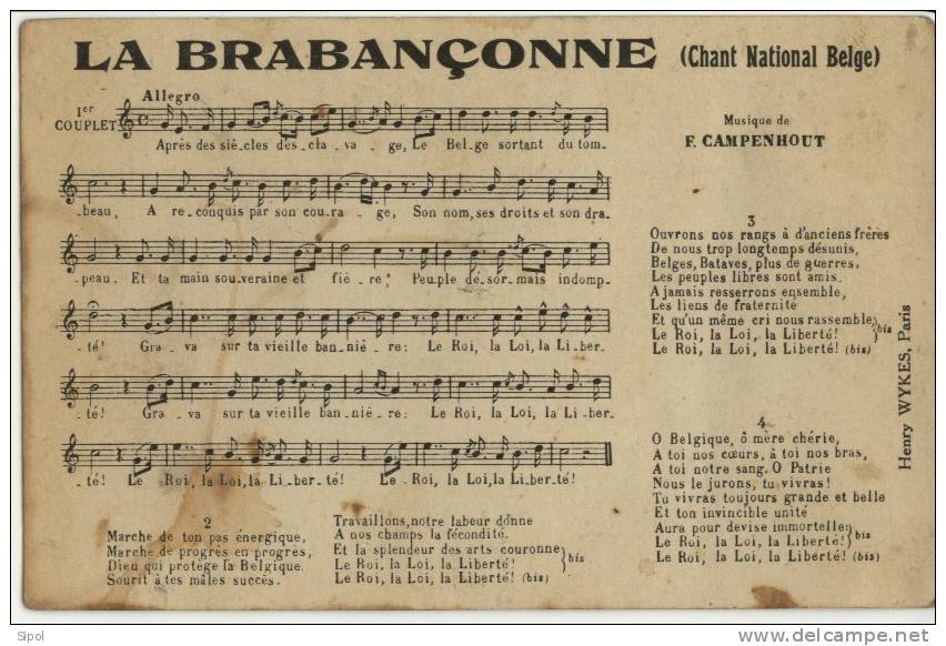 La Brabançonne ( Chant National Belge ) - Musique
