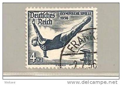 III-Mi.Nr.610 O/ (1936) Olympiade, 4 Pfg. - Gebraucht
