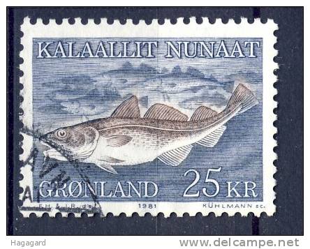 #Greenland 1981. Fish. Michel 129. Cancelled(o) - Usados