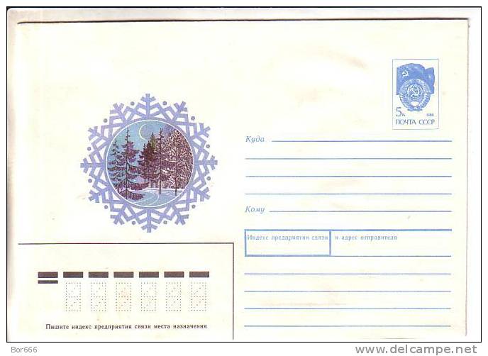 GOOD RUSSIA / USSR Postal Cover 1980 - Happy New Year - New Year