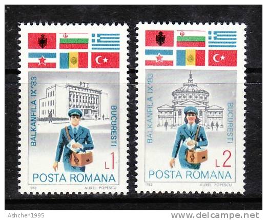 Romania Rumanien 1983, Mi 3999-4000, Pact With Romania, 65th Anniv. --- MNH ** - Neufs