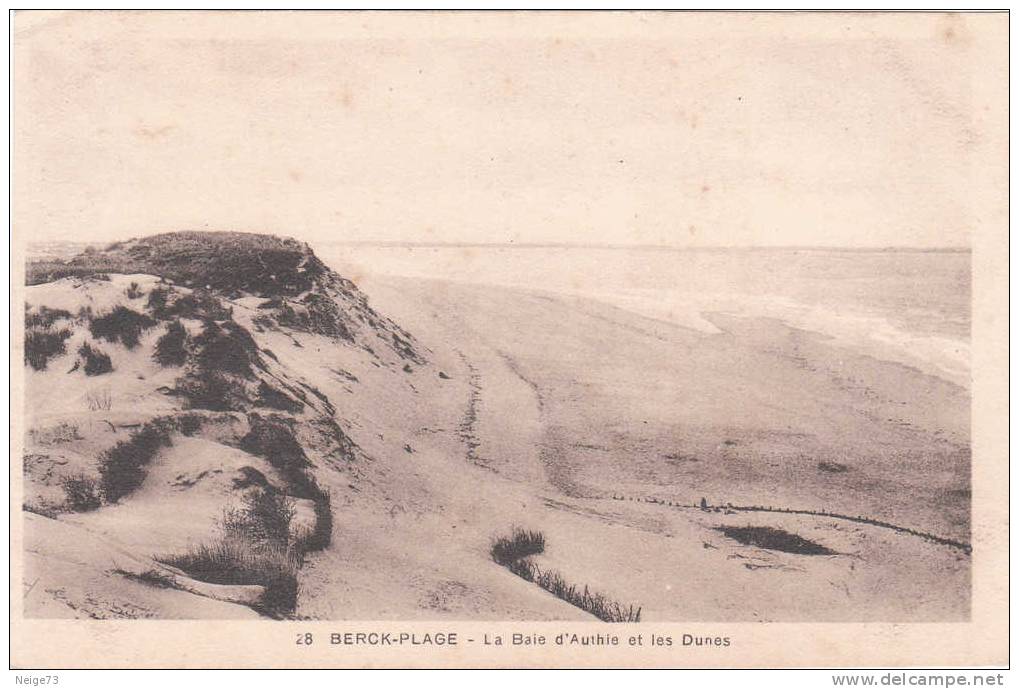 Cpa Du 62 - Berck-Plage - La Baie De D'Authie Et Les Dunes - Berck