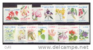BRÉSIL- SERIE COURANTE (15) - 1990-93 - Unused Stamps