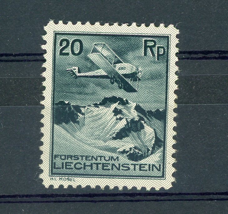 Liechtenstein  -  Avion  :  Yv  2  *                ,   N2 - Aéreo