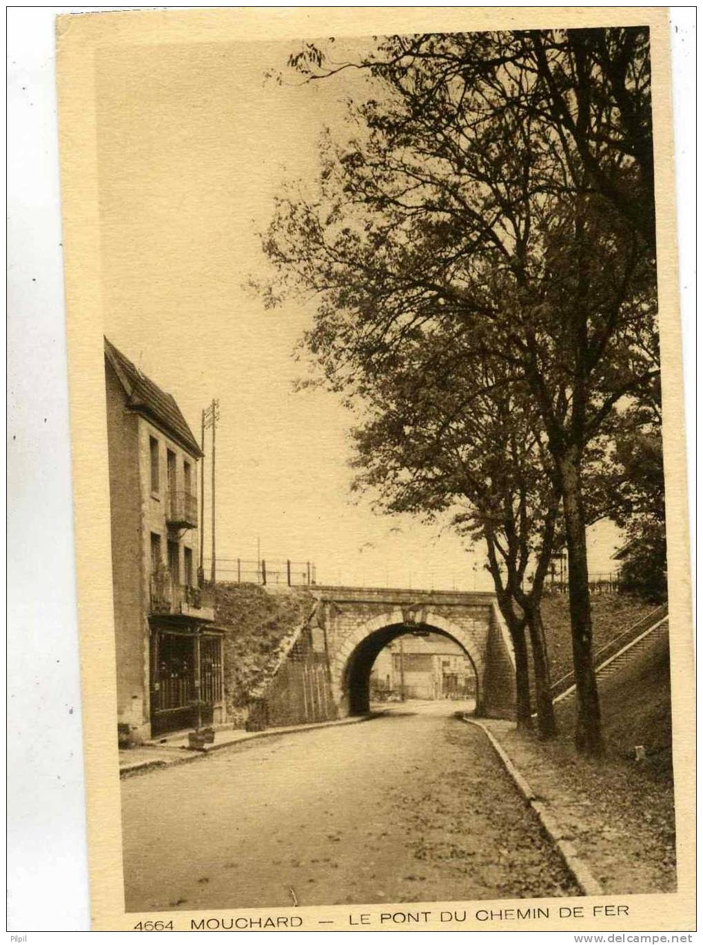 Mouchard  39   Le  Pont Du Chemin De Fer Et Commerce - Autres & Non Classés