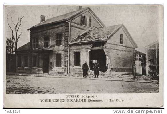 Rosieres En Picardie - La Gare - Rosieres En Santerre