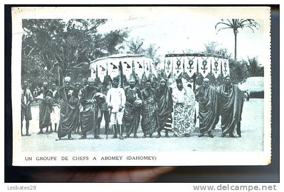 DAHOMEY-Un Groupe De Chefs A  ABAMEY-- Suit 95-25 - Dahome