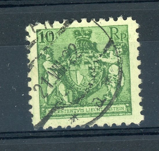 Liechtenstein  :  Yv  49B  (o)    Dentelé 9 1/2 - Gebraucht