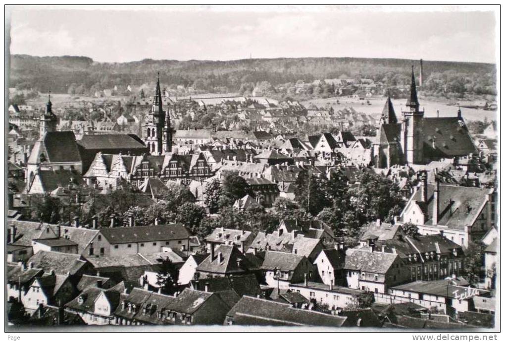 Ansbach,Stadtansicht,1959 , - Ansbach