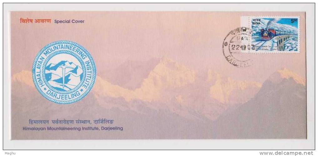 India-special Cover/ Cancellation,  Himalaya Mountaineering Institute, Treekking, Geography, Climbing - Klimmen