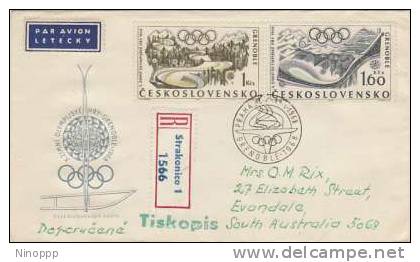 Czechoslovakia-1968 Mexico Olympics FDC Addressed - Zomer 1968: Mexico-City