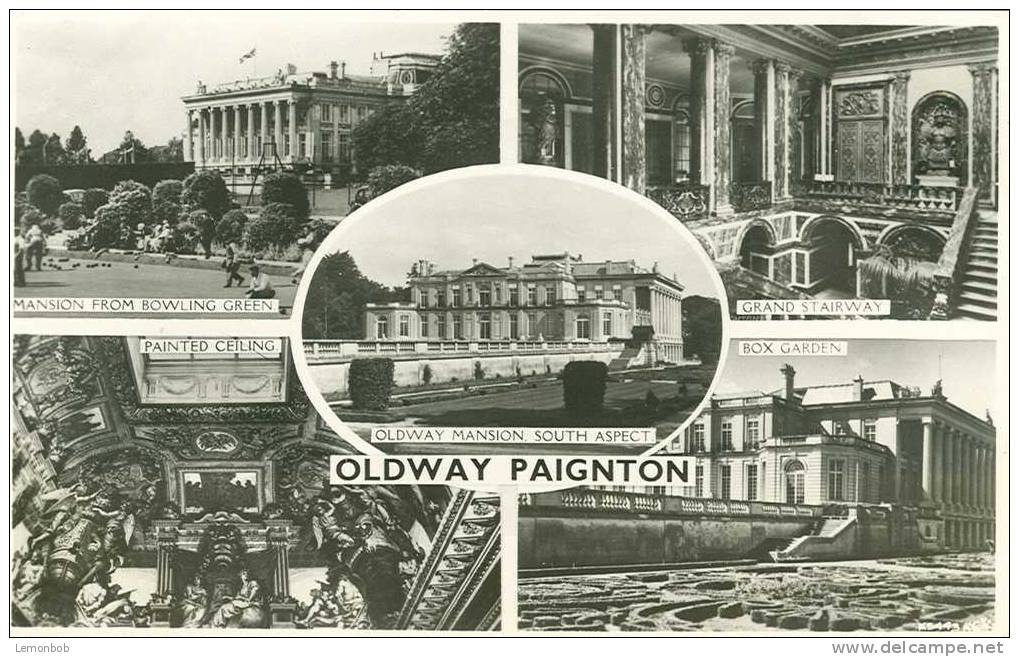 Britain United Kingdom - Oldway, Paignton Old Real Photo Postcard [P693] - Paignton
