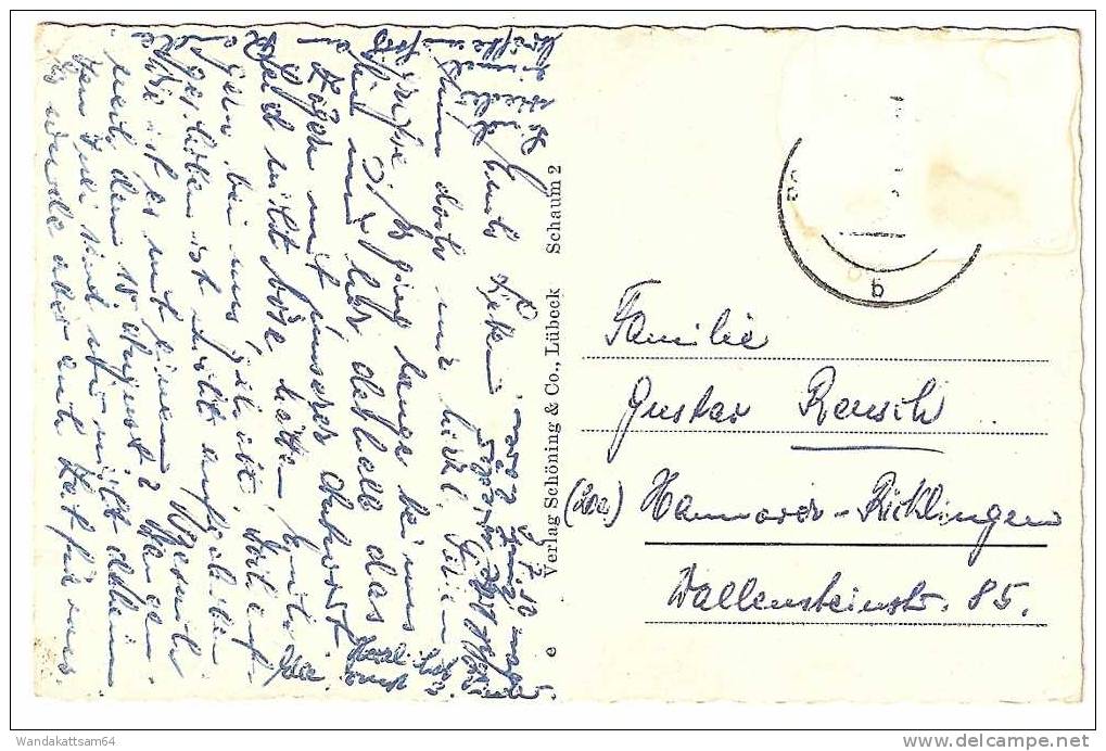 AK Schaumburg Weserbergland Burgtor Mit Blick Auf Den Gefangenturm 3.7.50 Kartenschreibdatum Briefmarke Entfernt - Schaumburg