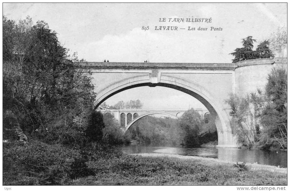 CPA - 81 -TARN - LAVAUR - Les Deux Ponts - 470 - - Lavaur