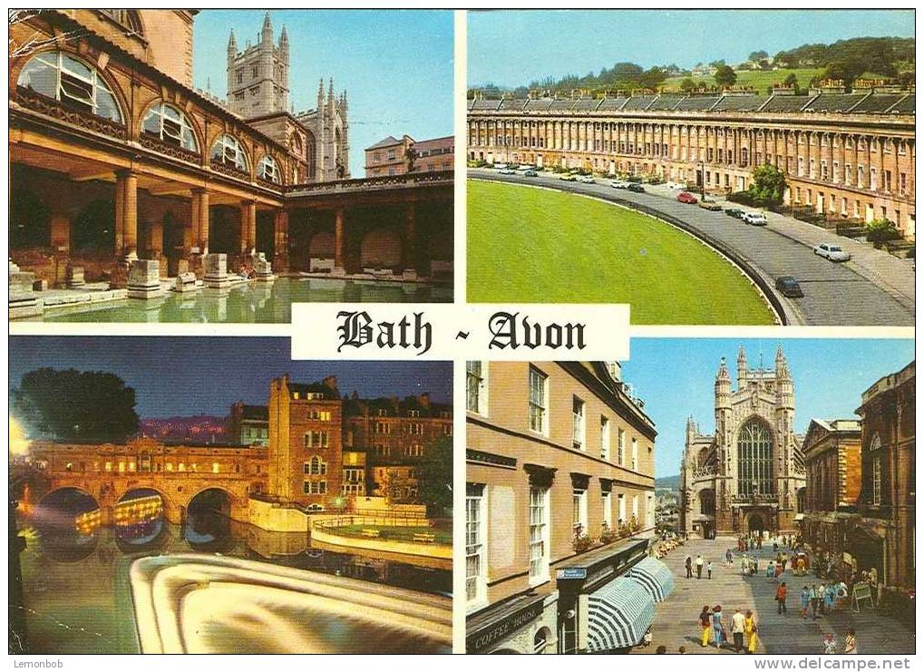 Britain United Kingdom Bath, Avon Postcard [P1126] - Bath