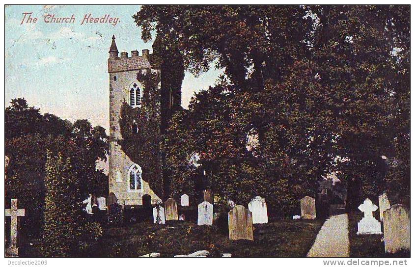 A England The Church Headley Used 1906 Perfect Shape - Autres & Non Classés