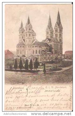 36703)cartolina Illustratoria Roermond - G.l.v. Munsterkerk - Roermond