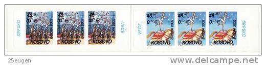 KOSOVO 2002 EUROPA CEPT BOOKLET WITH IMPERFORATED STAMPS  MNH - 2002