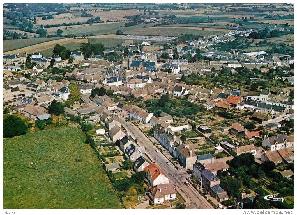 MAROLLES LES BRAULTS     -    Vue Générale Aérienne. - Marolles