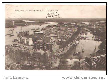 36729)cartolina Illustratoria Dordrecht - Panorama - Dordrecht