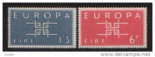 Cept 1963 Irlande Ireland Yvertn° 159-60 *** MNH Cote 7,50 Euro - 1963