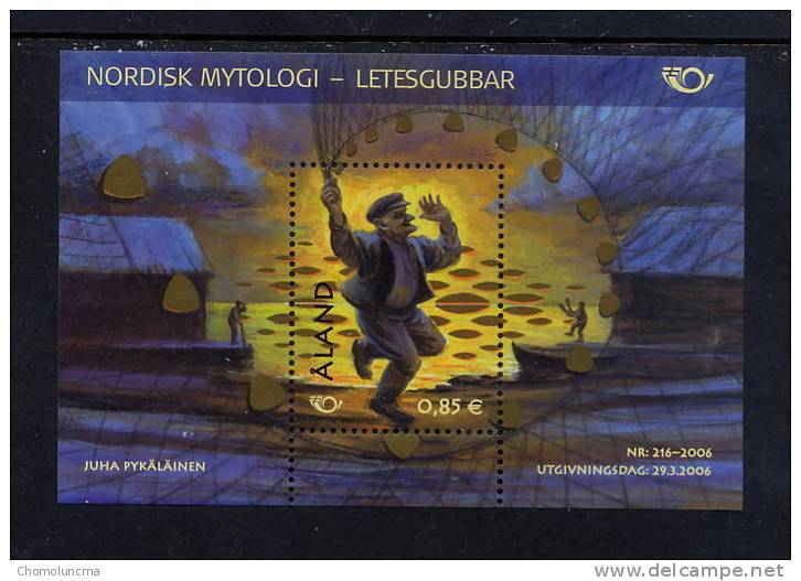 Mythologie Nordique Letesgubbarl Letesgubbe êtres Mythiques Nordic Mythology Pêcheur Fisherman - Mythologie