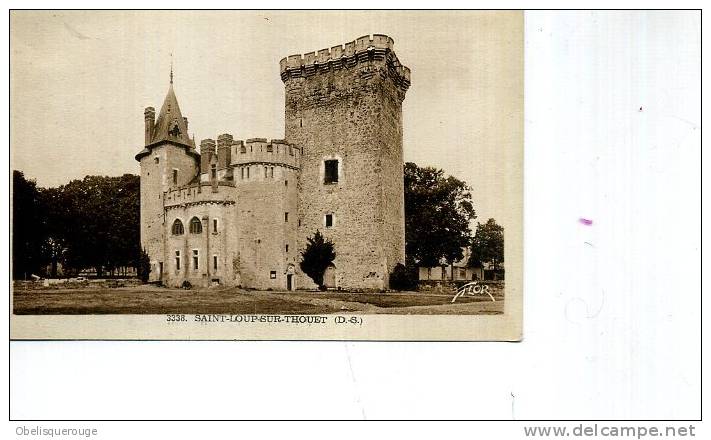 79 SAINT ST LOUP SUR THOUET  CHATEAU N ° 3338 MQUIS DE MAUSSABRE - Saint Loup Lamaire