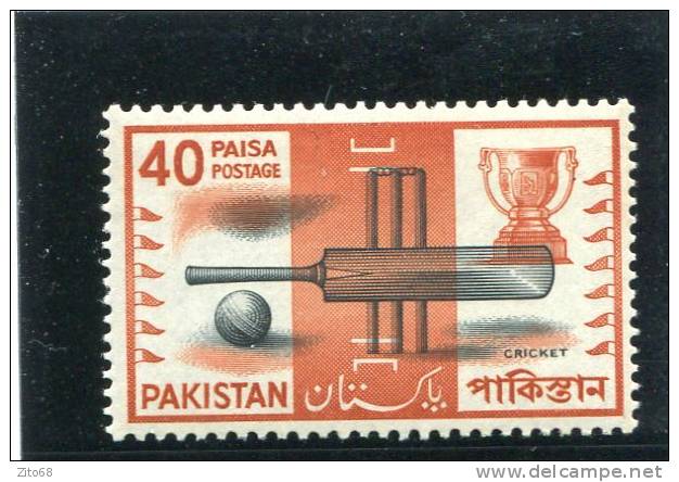 PAKISTAN 1962 Y&T 165** - Cricket