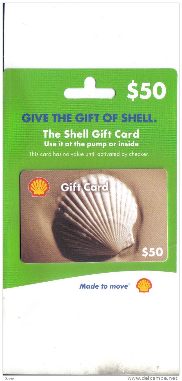 U.s.a-the Shell Gift Card Use It At The Pump Or Inside$50--mint In Folder - Autres & Non Classés