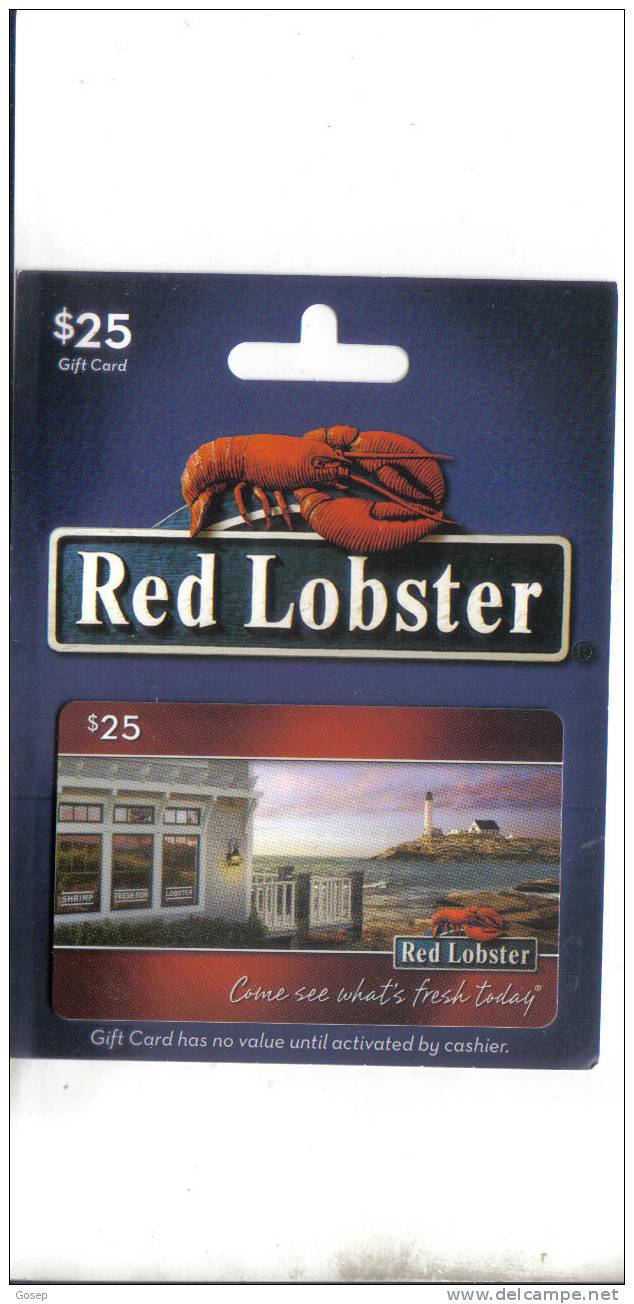 U.s.a.-red Lobster-$25-mint Folder - Altri & Non Classificati